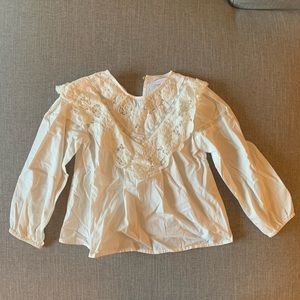 Zara white blouse, 7 years